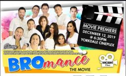 Watch: “BROmance The Movie”. Premiere night is at Cineplex Theatre, Yorkdale Mall on Dec.12, 2019 @6:30pm